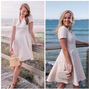 NWT Gal Meets Glam Cream Kate Dress With Pockets Size 8